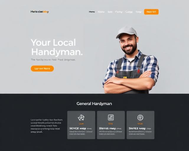 Example general handyman website design